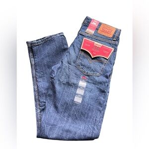 ✨LEVI’S 502 Taper Stretch Regular Fit Jeans Med. Wash Boys Size 16 28 x 30